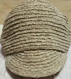 yuDLEG つば付きニット帽子