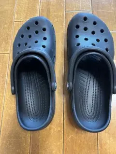 メンズcrocs ブラック サイズ7(26センチ)