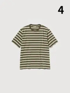 AURALEE 25AW GRADIENT STRIPE JERSEY TEE