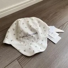 新品タグ付き【Gelato Pique Baby】リバーシブル花柄リブキャップ