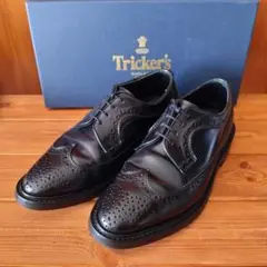 未使用　トリッカーズ　バートン　コードバン　バーガンディ　UK6.0 コードバン 新品 Tricker's Bobby UK6 5 トリッカーズ Burgundy