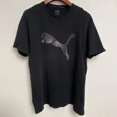 PUMA プーマ ブラック Tシャツ ジャンプロゴ XL