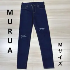 【美品✨】MURUA ムルーア ダメージ加工 スキニーデニム パンツ