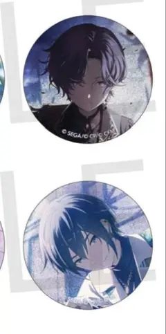 プロセカグリッター缶バッジ 朝比奈まふゆ KAITO