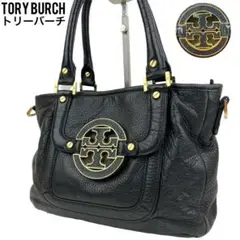 ✨美品 TORY BURCH トリーバーチ アマンダ ハンドバッグ ブラック