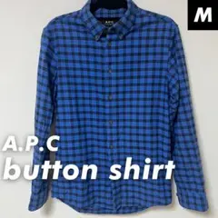 A.P.C ボタンダウンフランネルシャツ
