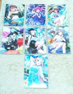 ラブライブ オンラインくじ ブロマイド2枚セット 7点