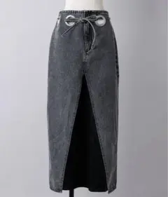 musubore ハトメデニムスカート