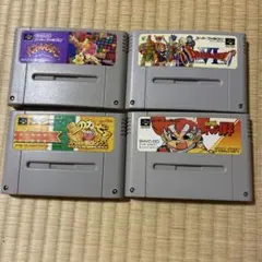 スーパーファミコン ゲームソフト 4本セット