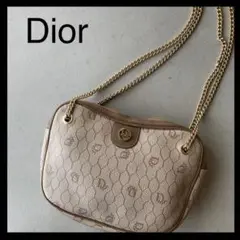【Christian Dior】ディオール ショルダー チェーン ハニカム