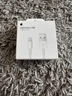 Apple純正 ライトニングケーブル 1m ①