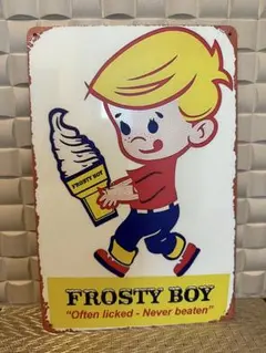 新品　フロスティボーイ　ブリキ看板　FROSTY BOY
