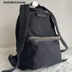 ✨StellaMcCartney✨ リュック ロゴ ナイロン ブラック