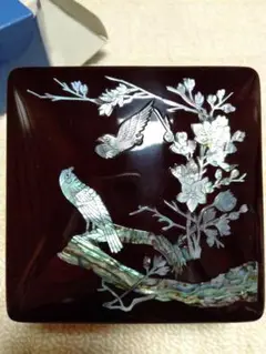 【未使用品】真珠層 アクセサリーケース ジュエリーボックス 宝石箱
