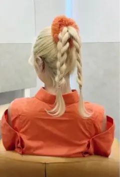 EVRIS オレンジ シャツ