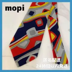 【美品✨️】mopi ネクタイ マルチカラー 総柄 お洒落 ブランド