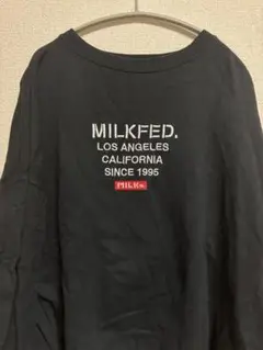 MILKFED. ブラック トレーナー