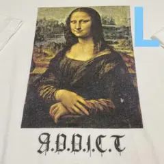 A.D.D.I.C.T アディクト モナリザ Tシャツ