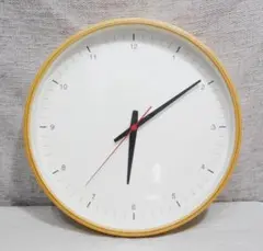 【美品　動作確認済】　Lemnos　レムノス　掛け時計　プライウッド