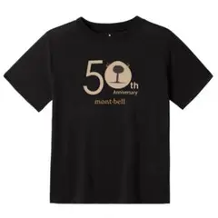 【新品未使用】モンベル 50th WIC.T Kid's モンタベア Tシャツ