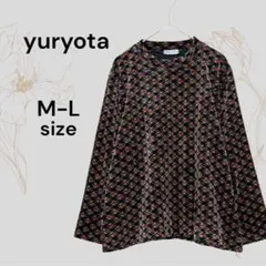 yuryota チェック柄 フリース トレーナー カットソー 長袖