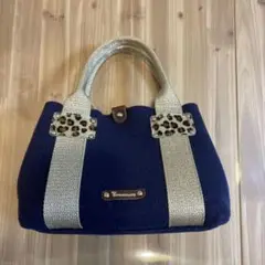 トプカピ イタリアンフェルト ラメテープコンビ ミニトートバッグ