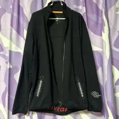 地雷 ACTIVEGEAR ジップアップアウター黒　ジャージ　ジャンパー　LL