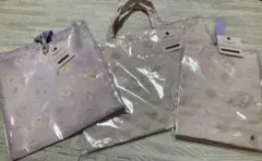 新品　レッスンバッグ　3点セット　くまちゃん　うさぎちゃん　入園セット　おまけ付