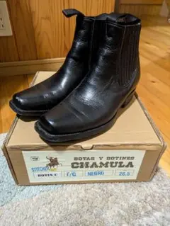 CHAMULA サイドゴアブーツ 26.5cm 黒