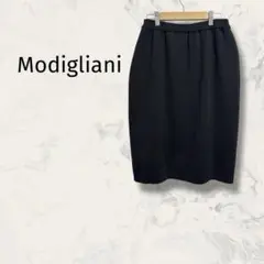 タグ付き未使用 Modigliani ウール 膝丈タイトスカート ニット素材