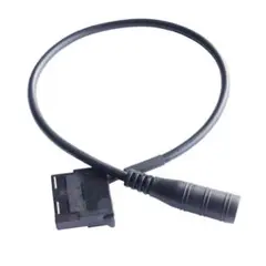 5.5x2.1mm メス電源プラグ　4ピン PCファン電源アダプターケーブル