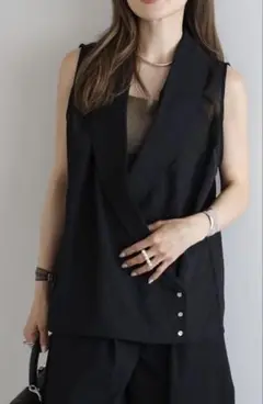 【新品】(コラボB）BONJOUR SAGAN カシュクールシアーベスト