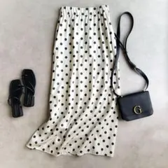 美品▲JOURNAL STANDARD //DOT マーメイド スカート 水玉
