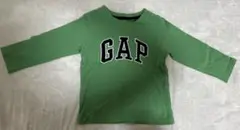 babygap gap ロンT 長袖　緑　ロゴ