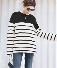 Deuxieme Classe ボーダーニット