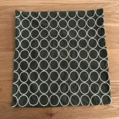 クッションカバー　ハンドメイド　ミナペルホネン　風　タンバリン　サークル柄