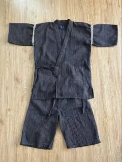 ストライプ柄 甚平 サイズ130
