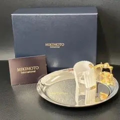 未使用 MIKIMOTO ジュエリートレイ テディベア&ブランコモチーフ