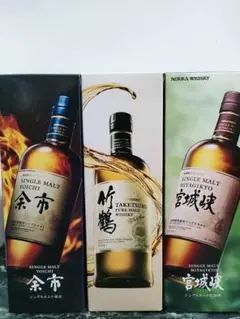 6本 竹鶴 余市 宮城峡 ニッカウヰスキー シングルモルト ピュアモルト