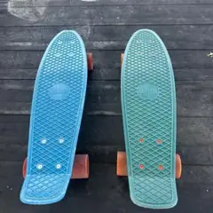 Penny スケートボード ブルー グリーン