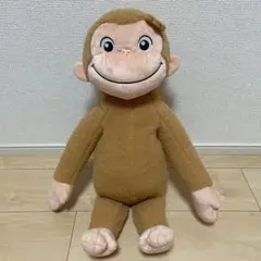 おさるのジョージ スーパーラージぬいぐるみ ふわもこ