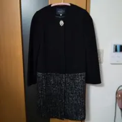 黒 ツイード コート