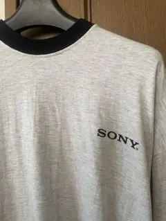 SONY リンガーtシャツ　グレー　プロモーション　レア