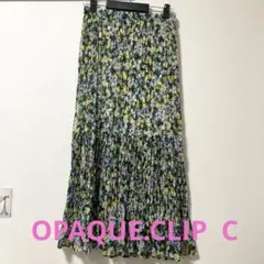 【試着のみ・新品未使用】OPAQUE.CLIP C 小花柄　ロングスカート38