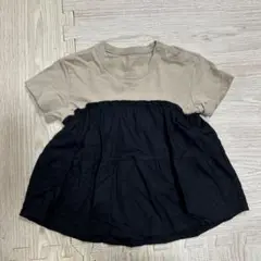 GU ジーユー　レイヤード半袖Tシャツ　90㎝
