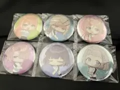 学園アイドルマスター オーロラキャラバッジコレクション アイスver. 6点