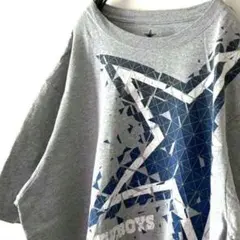 ダラスカウボーイズNFL DALLAS COWBOYS Tシャツ XLグレー古着
