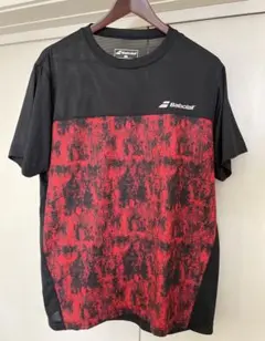 Babolat テニス Tシャツ メンズ　XL 赤黒