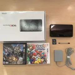 ニンテンドー3DS 本体 クリアブラック ソフト2本付き