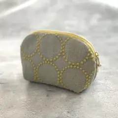⚮̈ミナペルホネン　シェルポーチ　tambourine